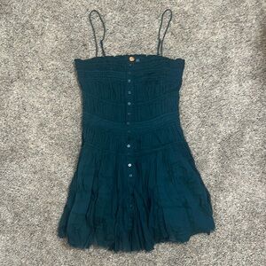 Free people Teal Dress